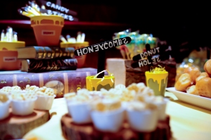 Dessert Table with wood signs